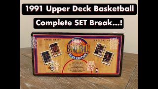 1991-92 Upper Deck Basketball Complete Set Break!