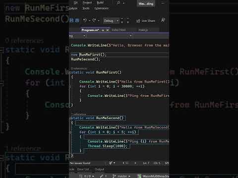 .NET 7 WASM Multithreading in the Browser 🚀