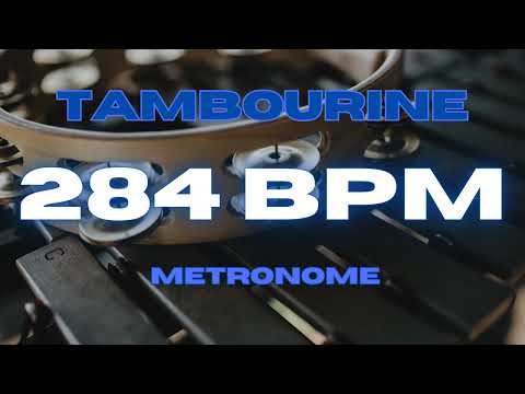 284 BPM - Tambourine Metronome