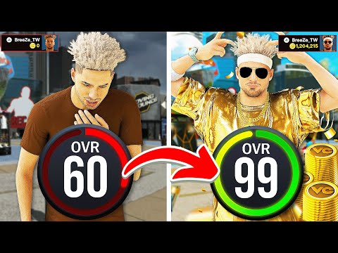 60 OVR to 99 OVR NO MONEY SPENT METHOD in NBA 2K26! BEST VC METHOD TO GET UNLIMITED VC IN 2K26!