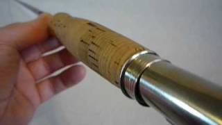 preview picture of video 'vintage JAY HARVEY (by Montague) 8.5' 3/2 Bamboo Fly Rod condition'