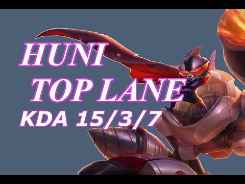 SKT T1 Huni - Rumble vs Gangplank - KR LOL Solo Rank