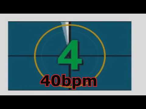 metronome click track drums 40bpm 4/4