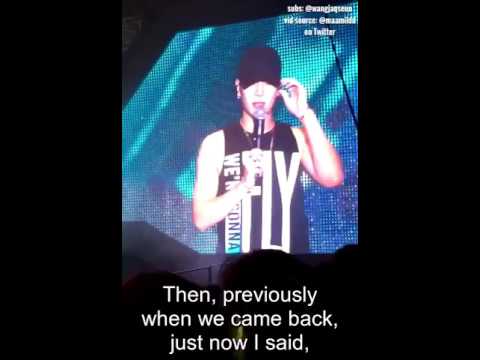 [ENG SUB] 160730 GOT7 FLY IN HONGKONG JACKSON'S FINAL MENT