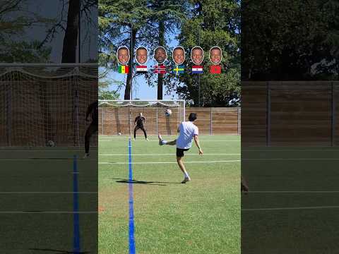 J'ai reproduit les plus beaux buts de la France à la Coupe du Monde