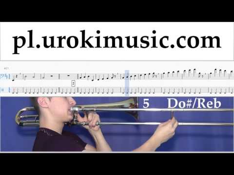 Nauka Gry Na Puzonie Luis Fonsi - Despacito Nuty Poradnik Część 1 um-a463