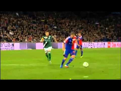 Fabian Frei goal -  FC Basel Vs St. Gallen (Week 12)