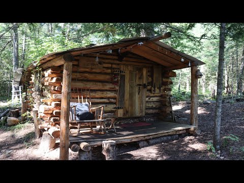 Off Grid Living Alone: Working On The Root Cellar.