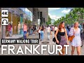 FRANKFURT, Germany 🇩🇪 4K Walking Tour | Downtown & Banking District