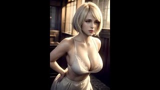 Resident Evil 4 Remake Ashley KDA Ahri ALL OUT MOD at Resident