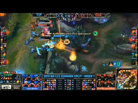 Jungle Teamfight XiaoWeiXiao LeBlanc Doublekill  - TIP vs CLG