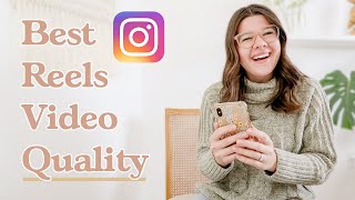 How to Have HIGH VIDEO QUALITY for Instagram Reels & Tik Toks