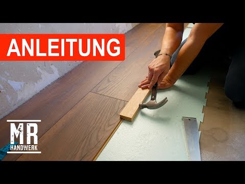 How to properly lay KLICK laminate flooring 👉🏻 It's child's play!
