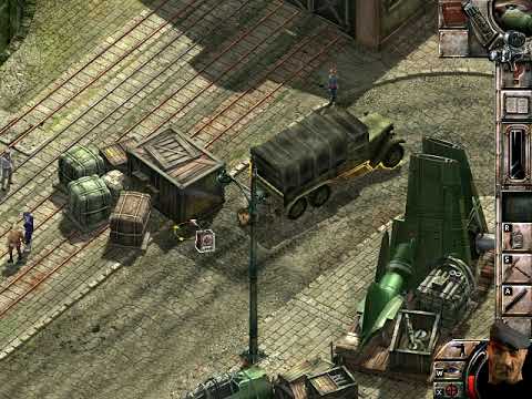 Commandos 2 The Giant in Haiphong speedrun @02:55 (very hard)