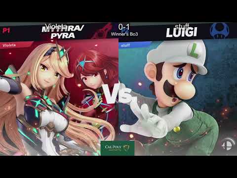 Cal Poly Cultural Cup 2022 - Winners Quarters - Violeta (Pyra/Mythra) vs stuff (Luigi)