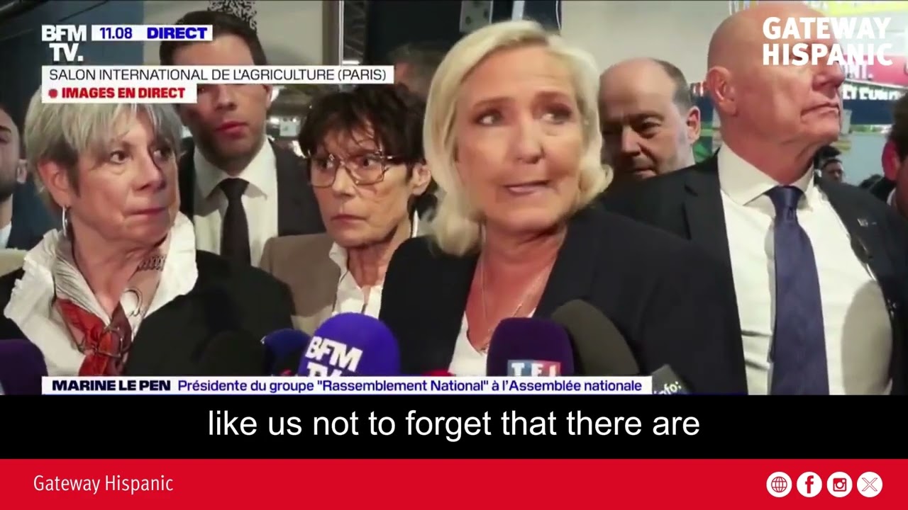 Marine Le Pen: "Europe is divided"