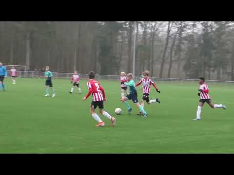 PSV O13 vs Excelsior O13 - 12 jarig voetbaltalent - Mika Luijendijk