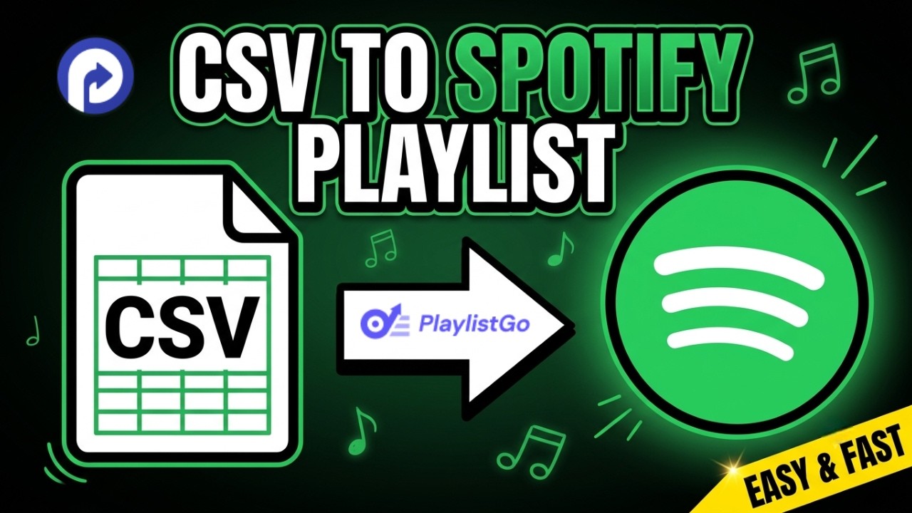 Import CSV File to Spotify In A Minute