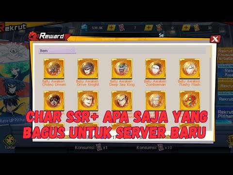 CHAR SSR+ APA SAJA YANG BAGUS UNTUK SERVER BARU - ONE PUNCH MAN: THE STRONGEST versi PRIVATE SERVER 