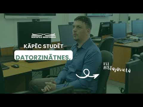 Studē datorzinātnes Ventspils Augstskolā!