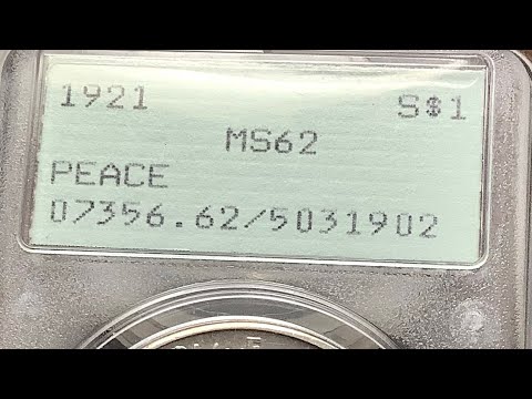 Off Market 35+ Years Coin Collection Purchase 1921 Peace Rattler;1889-O OGH 1831 Half Dime AU58 More
