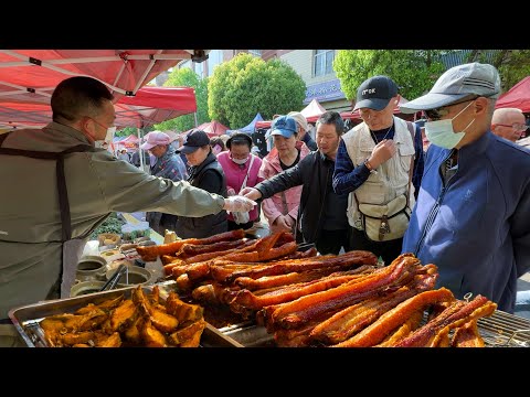 Urban Market Life in Kunming: Charcoal Pork, Crispy Fish, Pea Noodles & Ham, A Flavor-Packed Journey