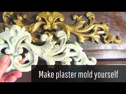 Make your own plaster cast Casting mold to copy an ornament or embellishment Make plaster mold