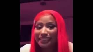 Nicki Minaj laughing