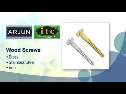 Arjun ss chipboard screws 304 grade with double counter head...