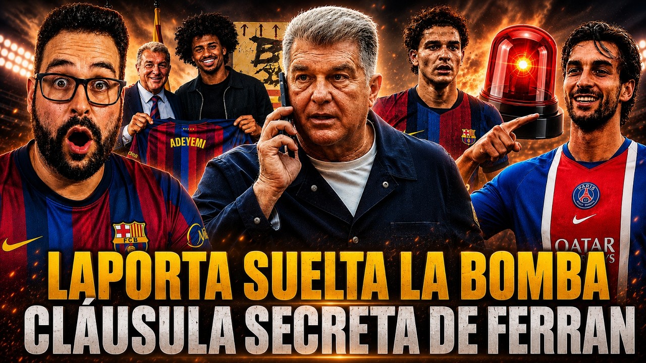 💣¡BOMBAZO LAPORTA! CONFIRMA TODO y SOBRE JULIÁN ÁLVAREZ - DESVELA CLÁUSULA SECRETA de FERRAN TORRES