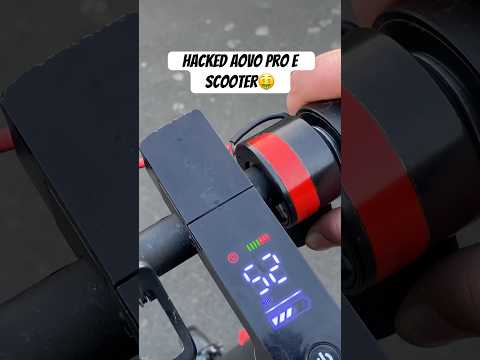 Hacked aovo pro e scooter!! #shorts #aovopro #escooter #hacked