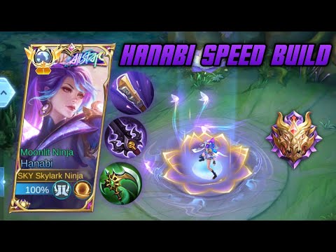 HANABI SPEED BUILD IS THE BEST ‼️ HANABI BEST BUILD & EMBLEM 2023, SEASON 29 | MLBB