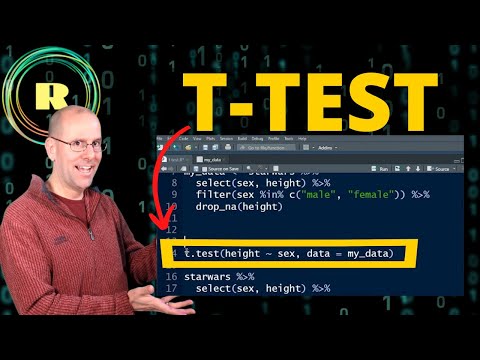 Doing a t-test using R programming (in 4 minutes)