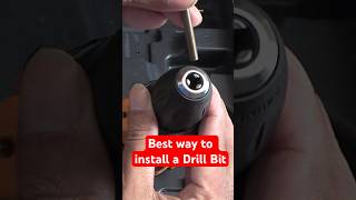 Best Way to Install a Drill Bit in a Cordless Drill #drillingtools #hammerdrill #drillbits