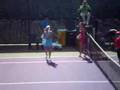 Michelle Larcher De Brito After Beating Radwanska Miami 2008
