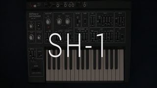Video thumbnail for Roland SH-1 by SSM Curtis