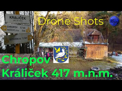 Chropov Králiček 417 m.n.m (Drone Shots) 31.12.2021