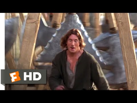 First Knight (1995) - Running the Gauntlet Scene (3/10) | Movieclips