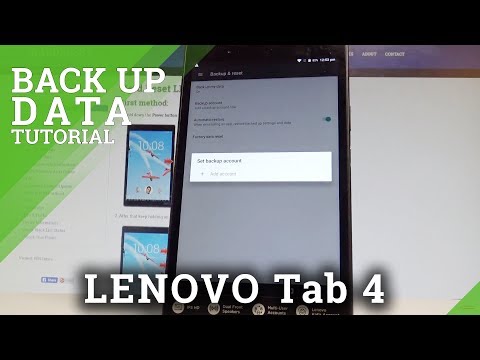 How to Back Up Data on LENOVO Tab 4 LTE - Add Google Account |HardReset.Info