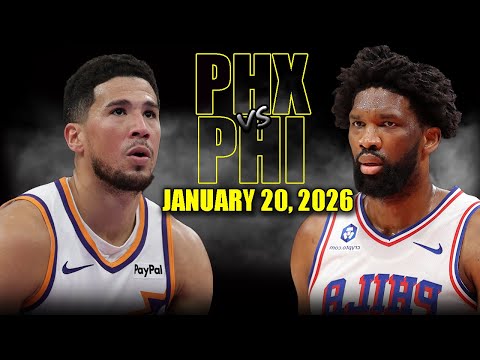 Phoenix Suns vs Philadelphia 76ers Full Game Highlights – January 20, 2026 | NBA Season