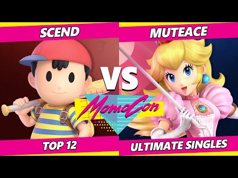 MomoCon 2022 Top 12 - Scend (Ness) Vs. MuteAce (Peach) SSBU Ultimate Tournament