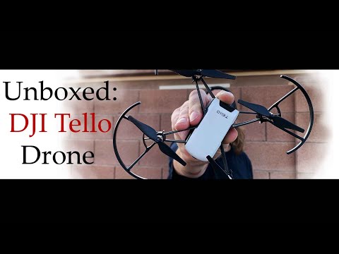 UnBoxed: DJI Tello Drone Unboxing and Review with Sample Footage. Best Drone for Beginners Ryze 2021