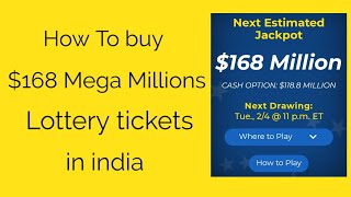 how to buy mega millions lottery  tickets in India|online lottery tickets in India