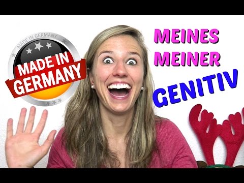 The GENITIVE part 2 - meines, meiner (possessive pronouns)