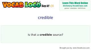 Video thumbnail for credible