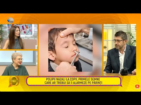 Polipii nazali la copii: simptome, cauze și tratament