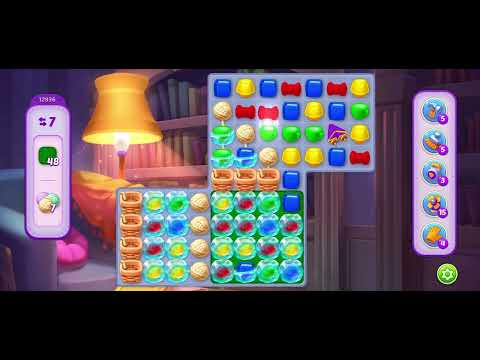 Homescapes level 12936 - no booster gameplay