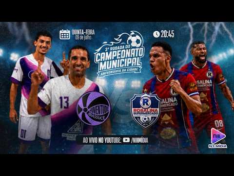 AO VIVO | JUVENTUDE FC x ROSALINA SUPERMERCADO FC | 3ª RODADA CAMPEONATO MUNICIPAL DE IBIASSUCÊ