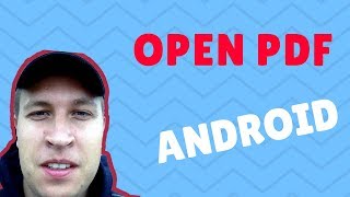 Open PDF files in Android 2018