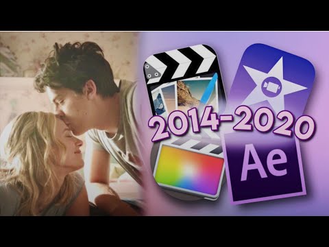 my editing evolution! (2014 to 2020)